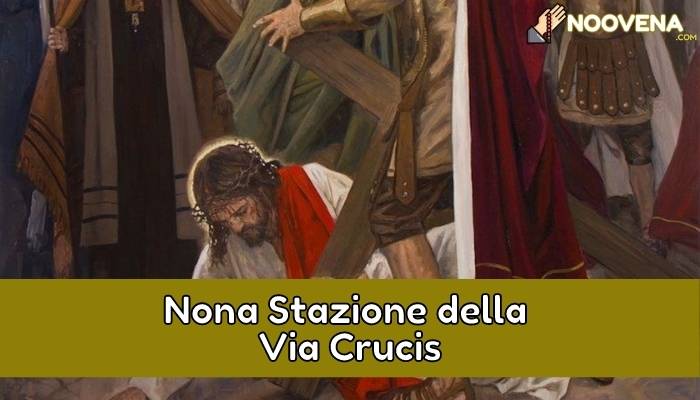 Nona stazione della via crucis
